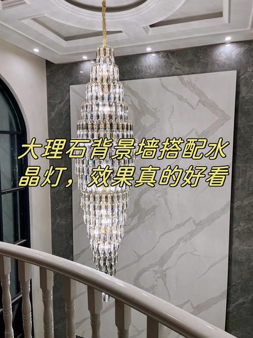 大理石纹艺术灯,天然石材 + LED 背光,玄关格调神器